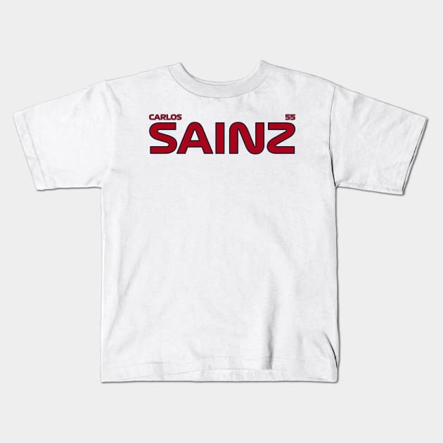 CARLOS SAINZ 2023 Kids T-Shirt by SteamboatJoe